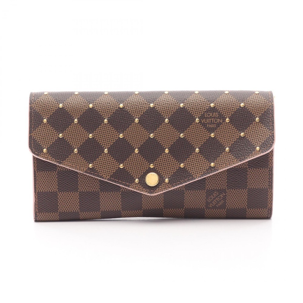 LOUIS VUITTON Portefeuille Sarah Bi-fold purse N60249 Damier Ebene used women LV