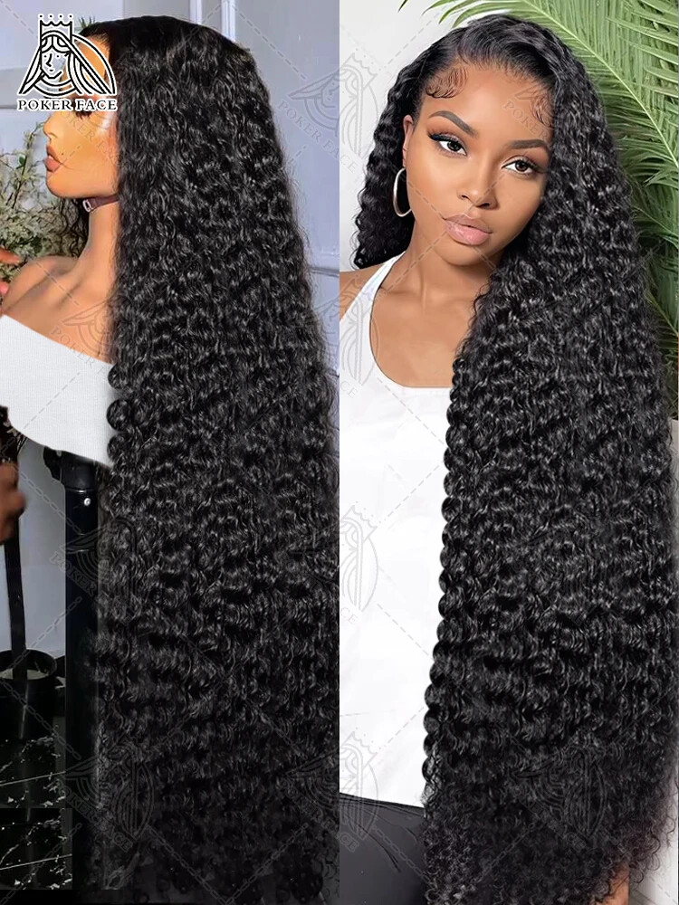 Brazilian 13x4 HD Lace Front Wig Curly Human Hair Transparent Lace For Women