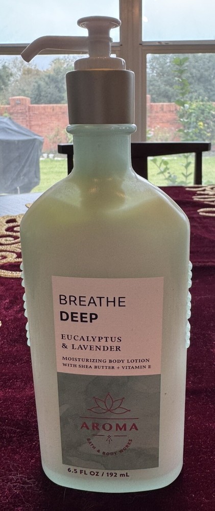 Bath & Body Works Aroma Breathe Deep Eucalyptus Lavender Body Lotion New