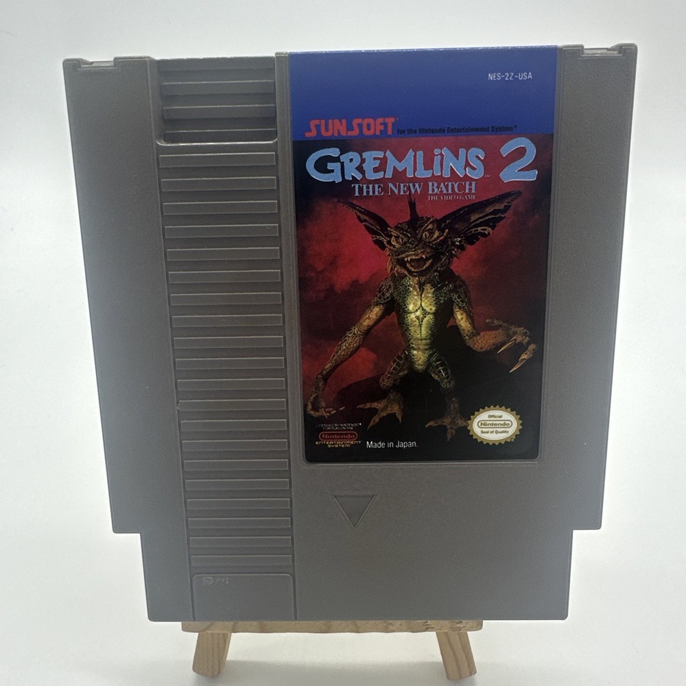 Gremlins 2 The New Batch Nintendo NES 1990 Cartridge Only Tested Authentic