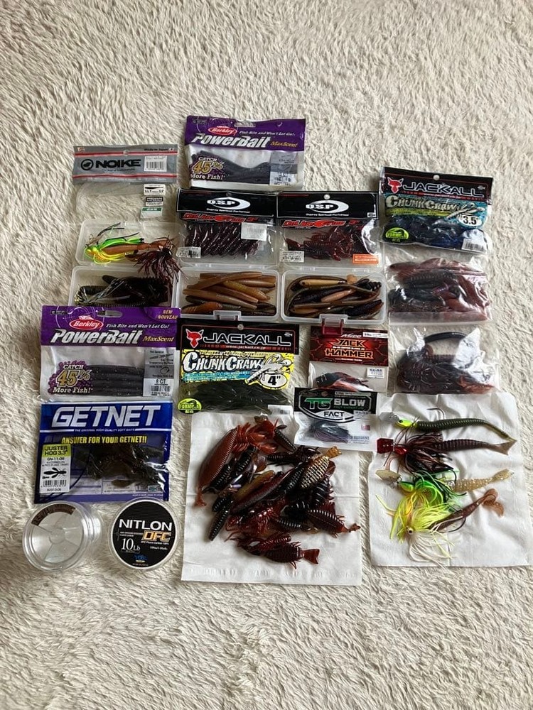 Fishing Lure Jackall soft lure set