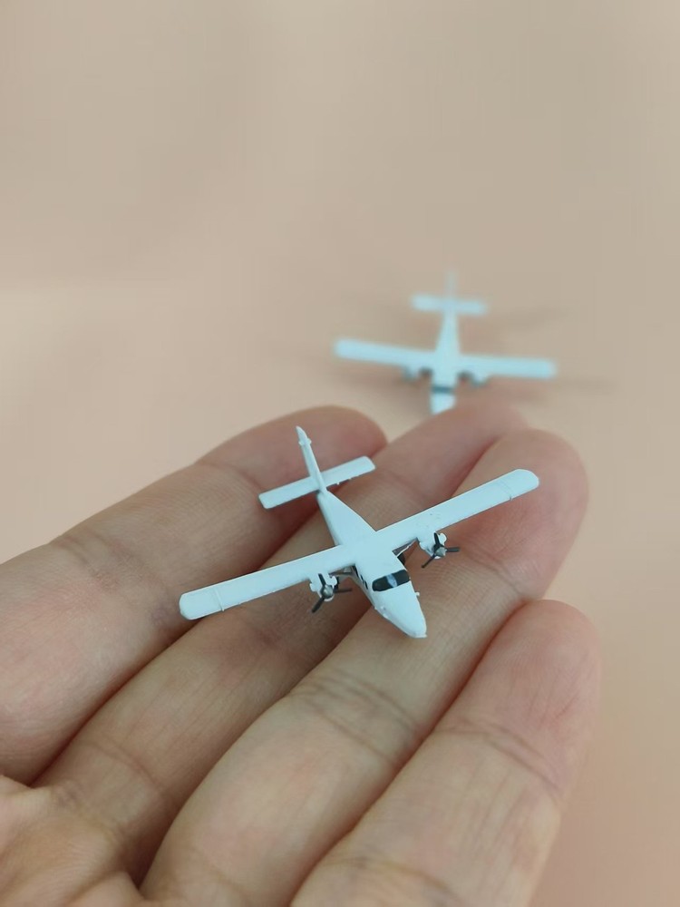 3D Printed Model 1/400 Canada Dhc-6 Twin Otter Light Aircraft Finished 4/pcs