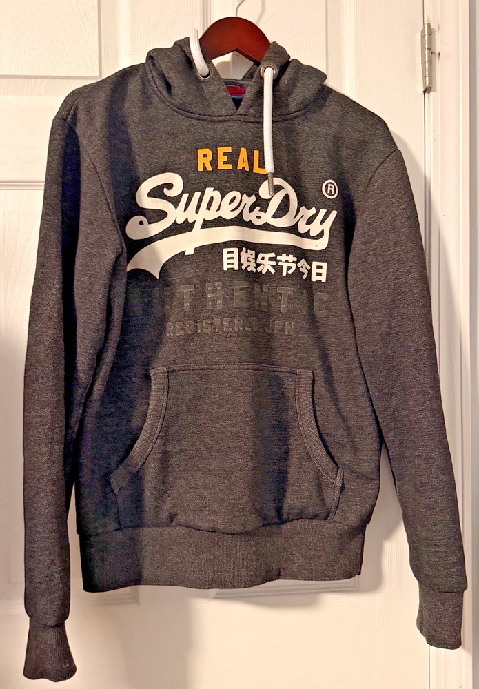 SuperDry British Design Spirit Of Japan Hoodie Sz L