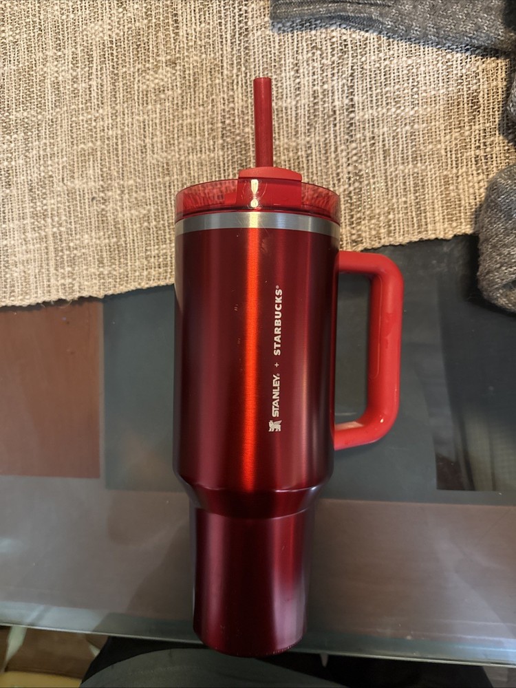Starbucks x Stanley 40oz Red Holiday Tumbler 2023 Collab