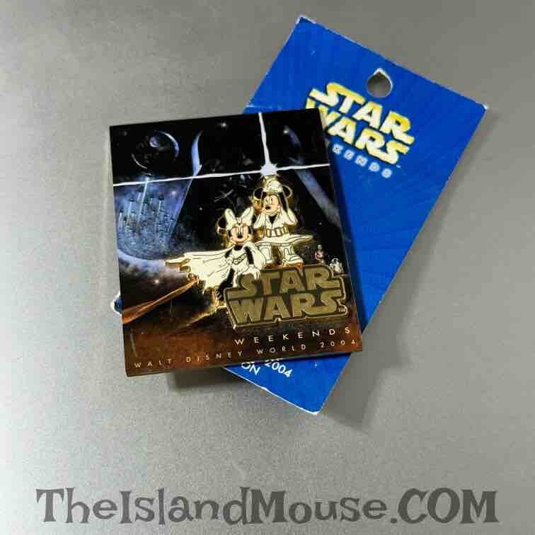 Rare Disney LE Poster Star Wars Weekends 1 Good/ 1 Broken Post Pin (U1:30155)