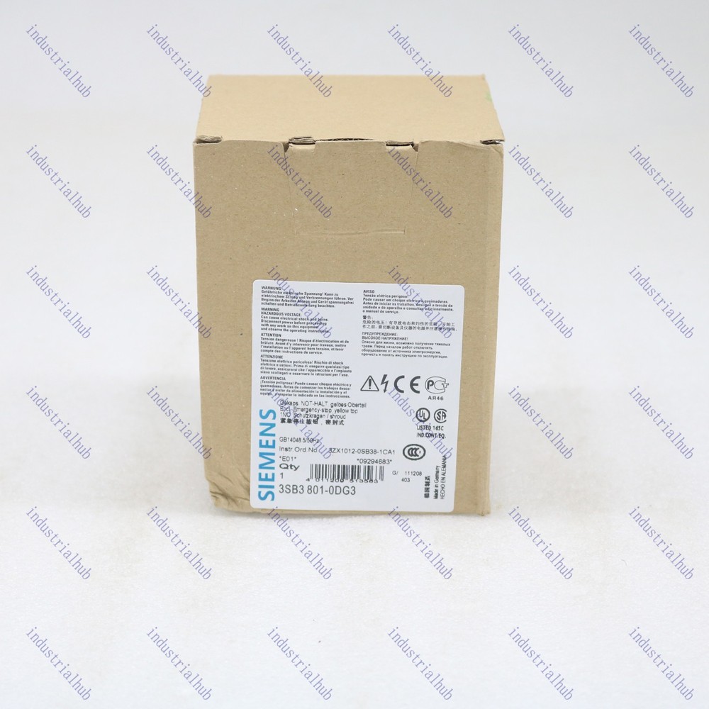 SIEMENS New 3SB3801-0DG3 Emergency Stop Button Switch  IN BOX FAST SHIP