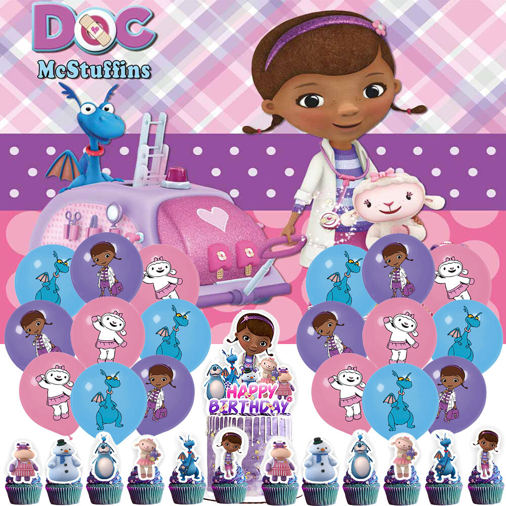 Doc McStuffins Party Supplies Birthday Decoration Balloons Cake Toppers Banner
