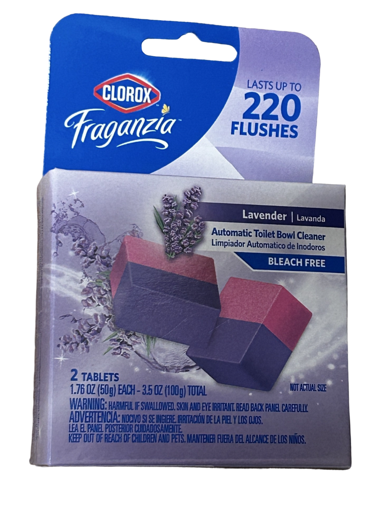 Clorox Fraganzia Bleach-Free Lavender Toilet Cleaner Tablets