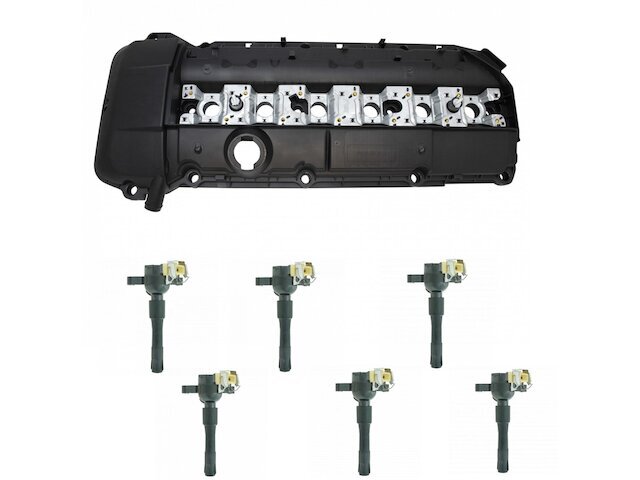 For 2001-2002 BMW 530i Ignition Coil and Valve Cover Kit 79523FKXW Valve Cover