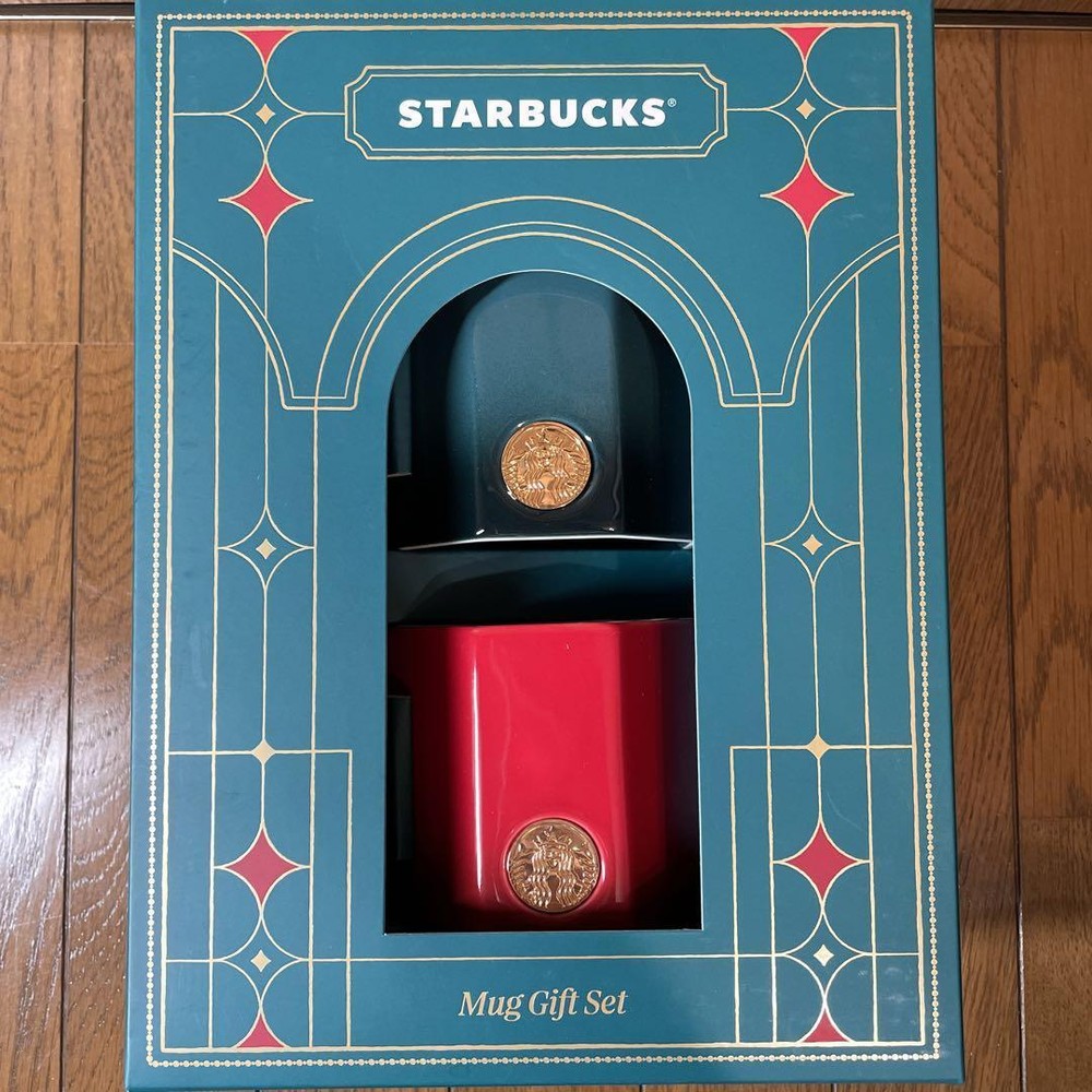 Korean Starbucks Christmas Mug Cup Set