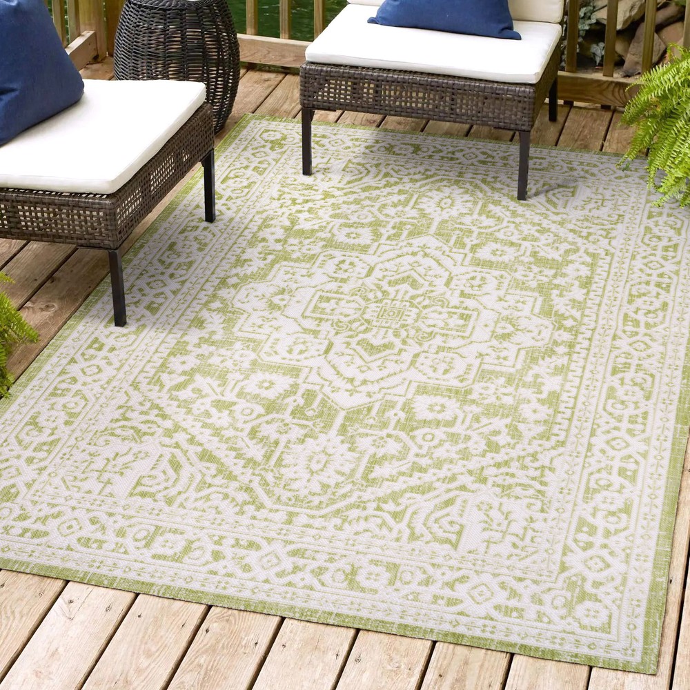 Jonathan Y 3x5 Bohemian Polypropylene Rug - MultiColor Indoor Outdoor