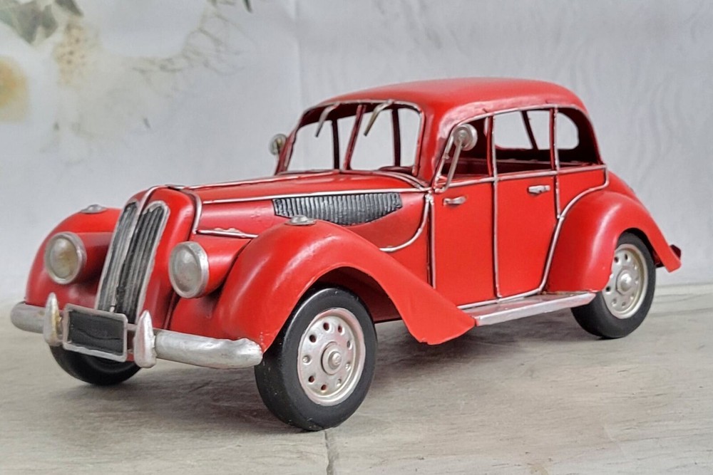 Tin car model German BMW vintage oldtimer Jayland handmade metal Figurine DEAL