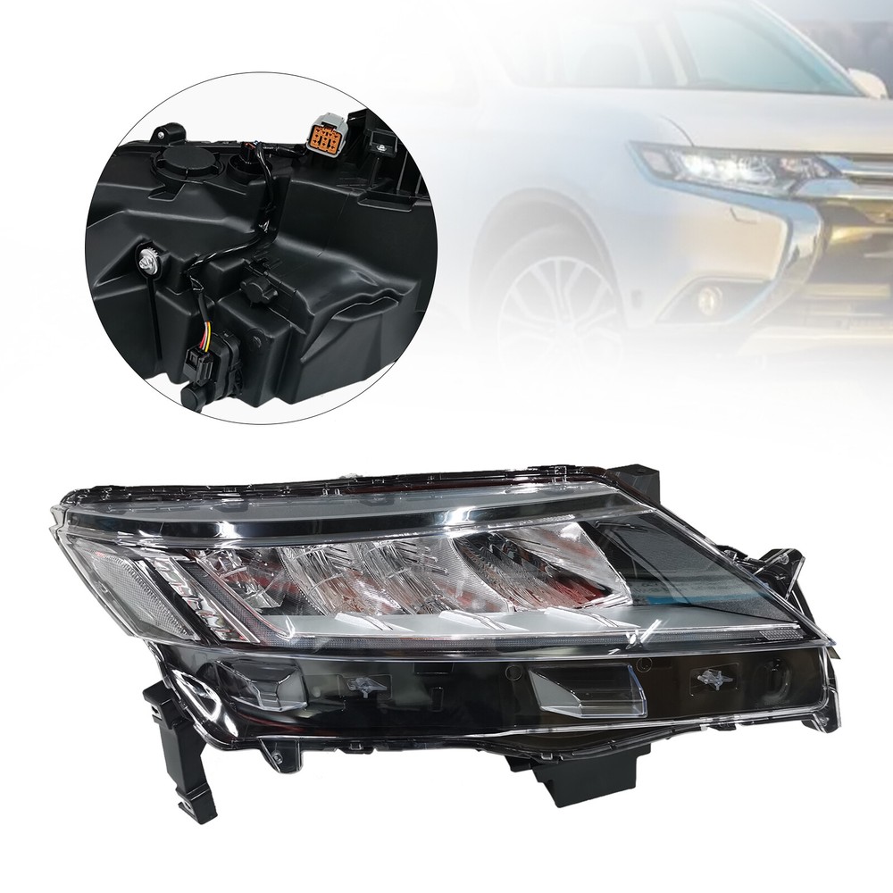 Right Side Headlight Headlamp Clear Lens For Mitsubishi Outlander Sport 20-21
