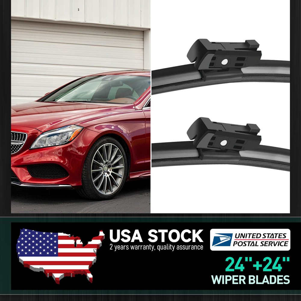 2pcs High quality Front Windshield Left and Right All season Wiper Blades 24