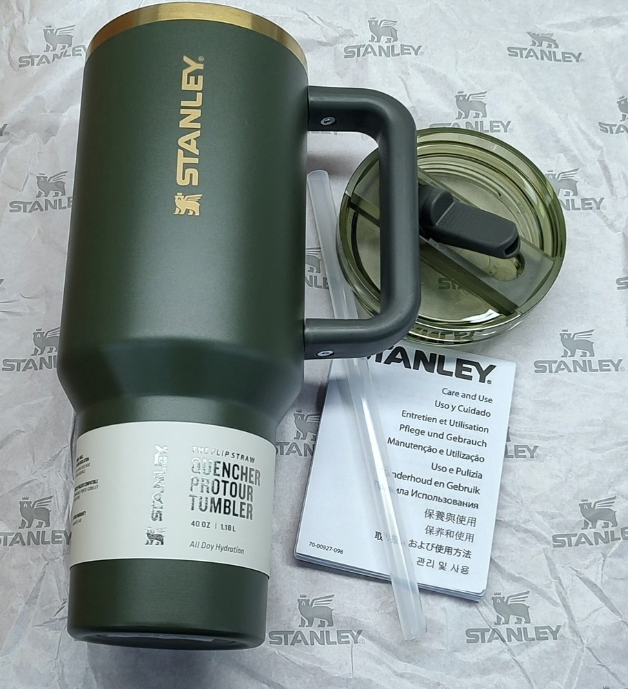 STANLEY Quencher ProTour Flip Straw Cypress Tumbler 40 OZ Free Shipping