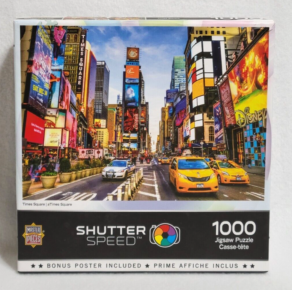 Master Pieces Shutter Speed Times Square 1000 Pieces Jigsaw Puzzle