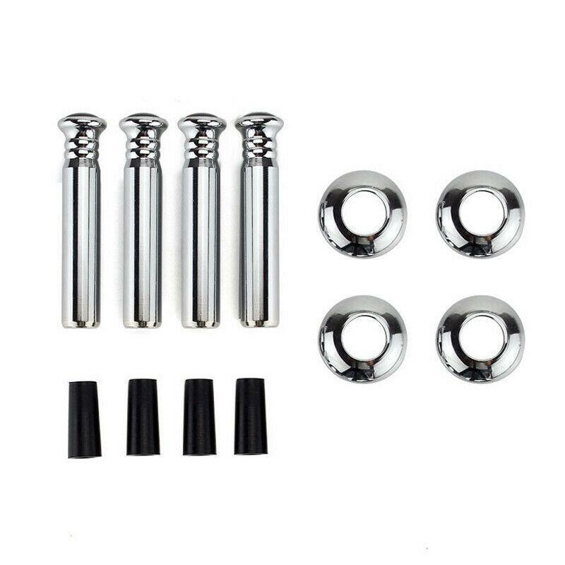 4PCS Aluminium Car Door Knob Latch Pin Lock Lifting Bolt Trim Interior Durable