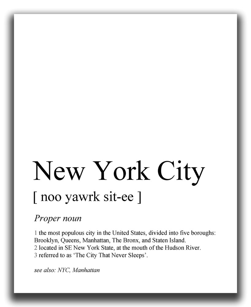 NYC Wall Decor - 8x10