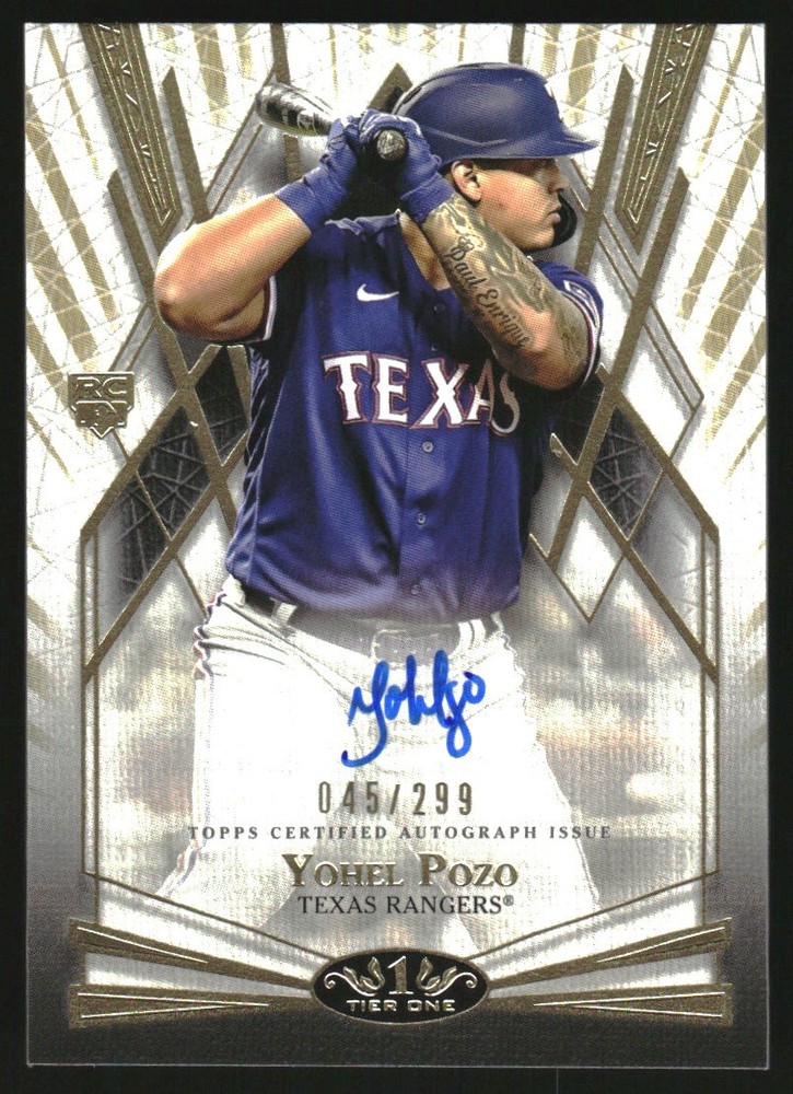 2022 Topps Tier One Break Out Autographs #BOAYP Yohel Pozo /299