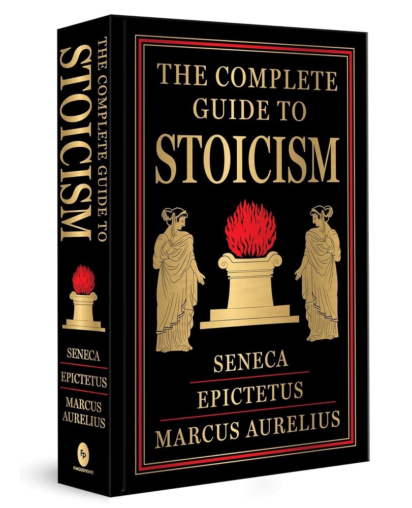 Stoicism Guide by Epictetus & Seneca – Deluxe 2024 Hardcover Edition