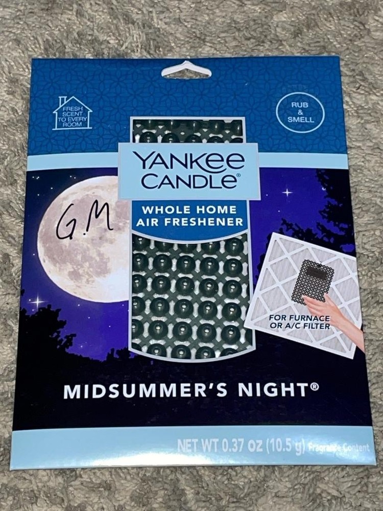 YANKEE CANDLE Midsummer's Night Whole Home Air Freshener for AC Furnace Filters
