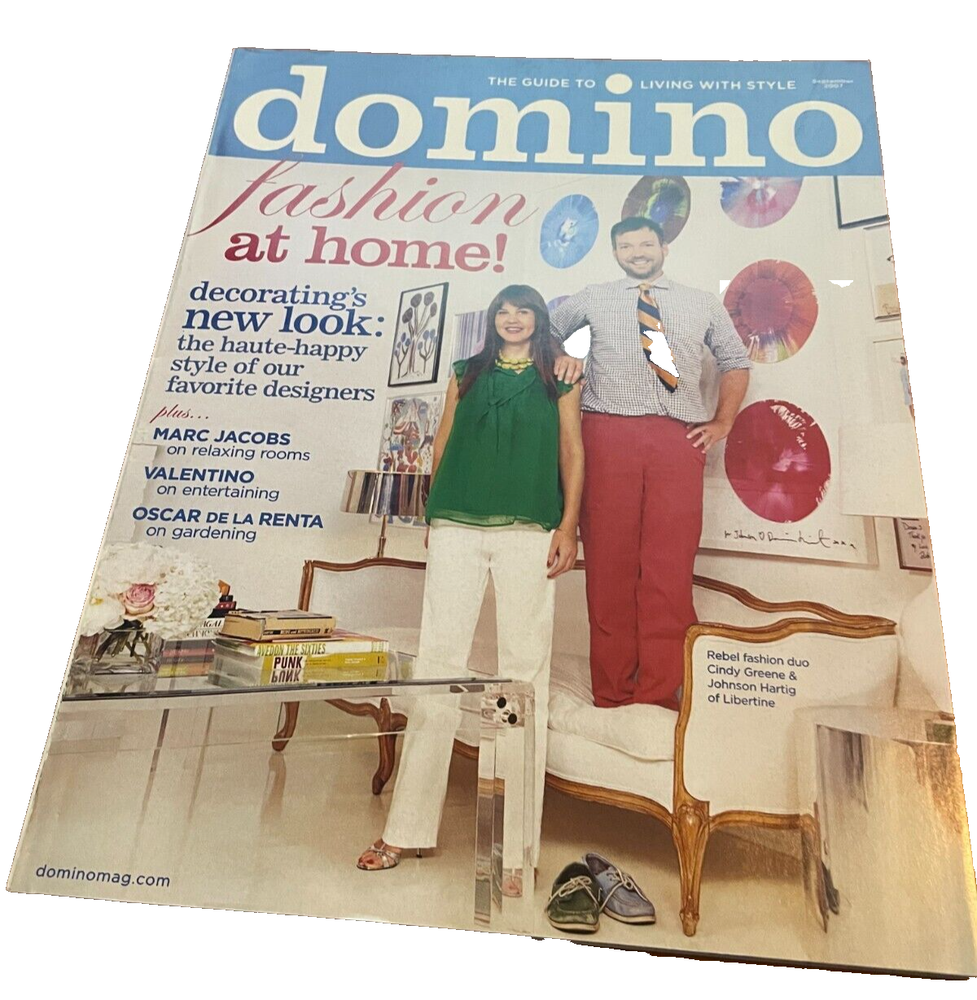 DOMINO Magazine | September 2007 | Fashion at Home! | RARE with stickers