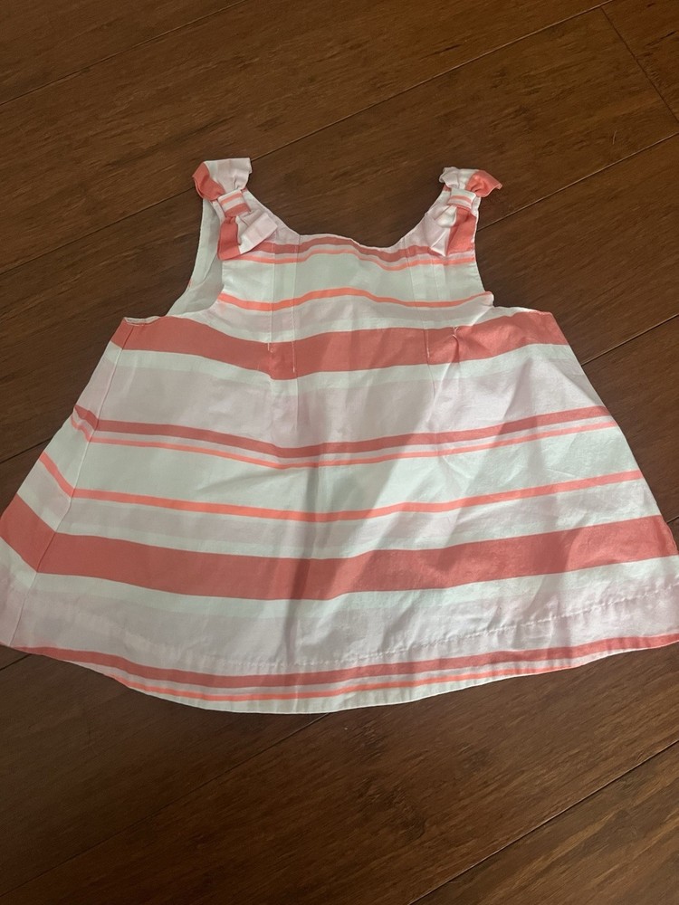 Janie and Jack Baby Girl's Top Dress 3-6 Months Striped
