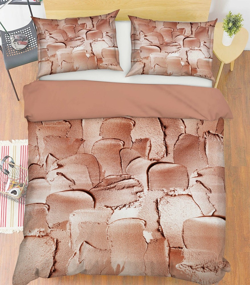 3D Brown Pigment A170 Bed Pillowcases Quilt Duvet Cover Uta Naumann Zoe