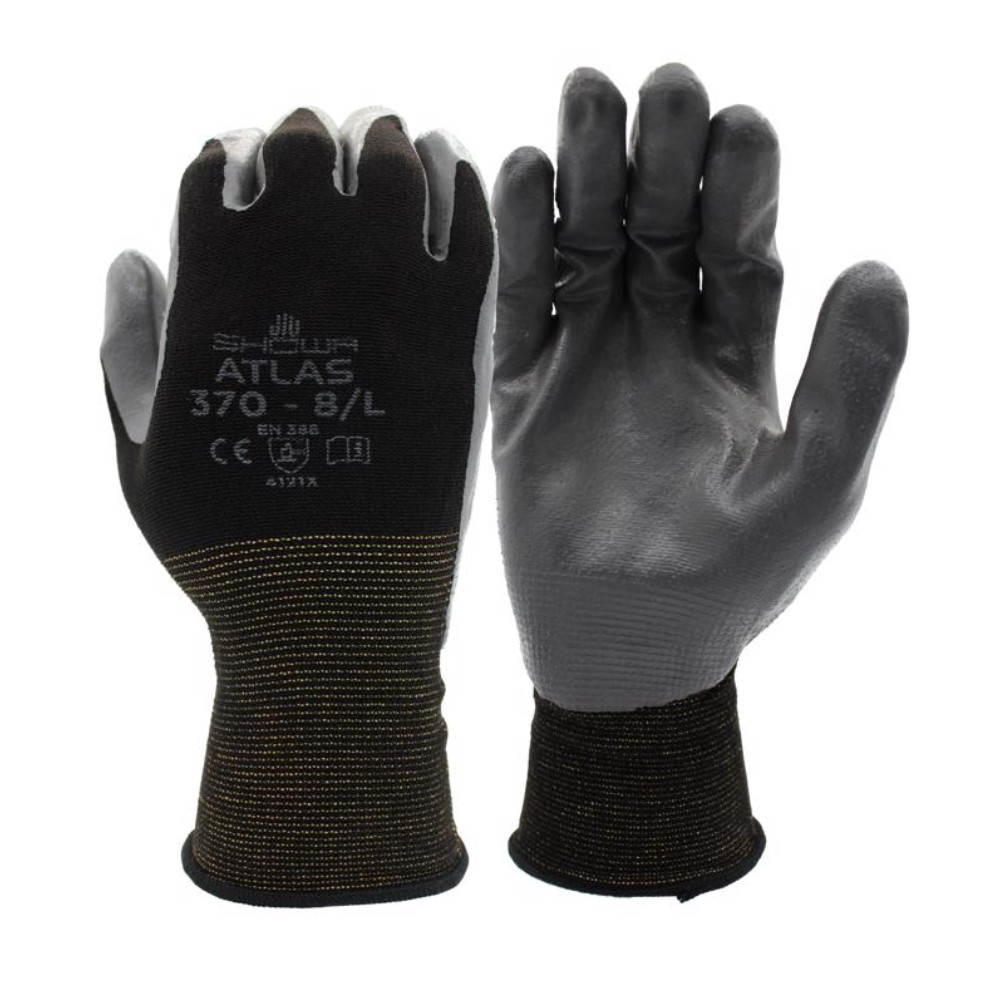Showa Glove Nitrile Atlas 370 BLK M