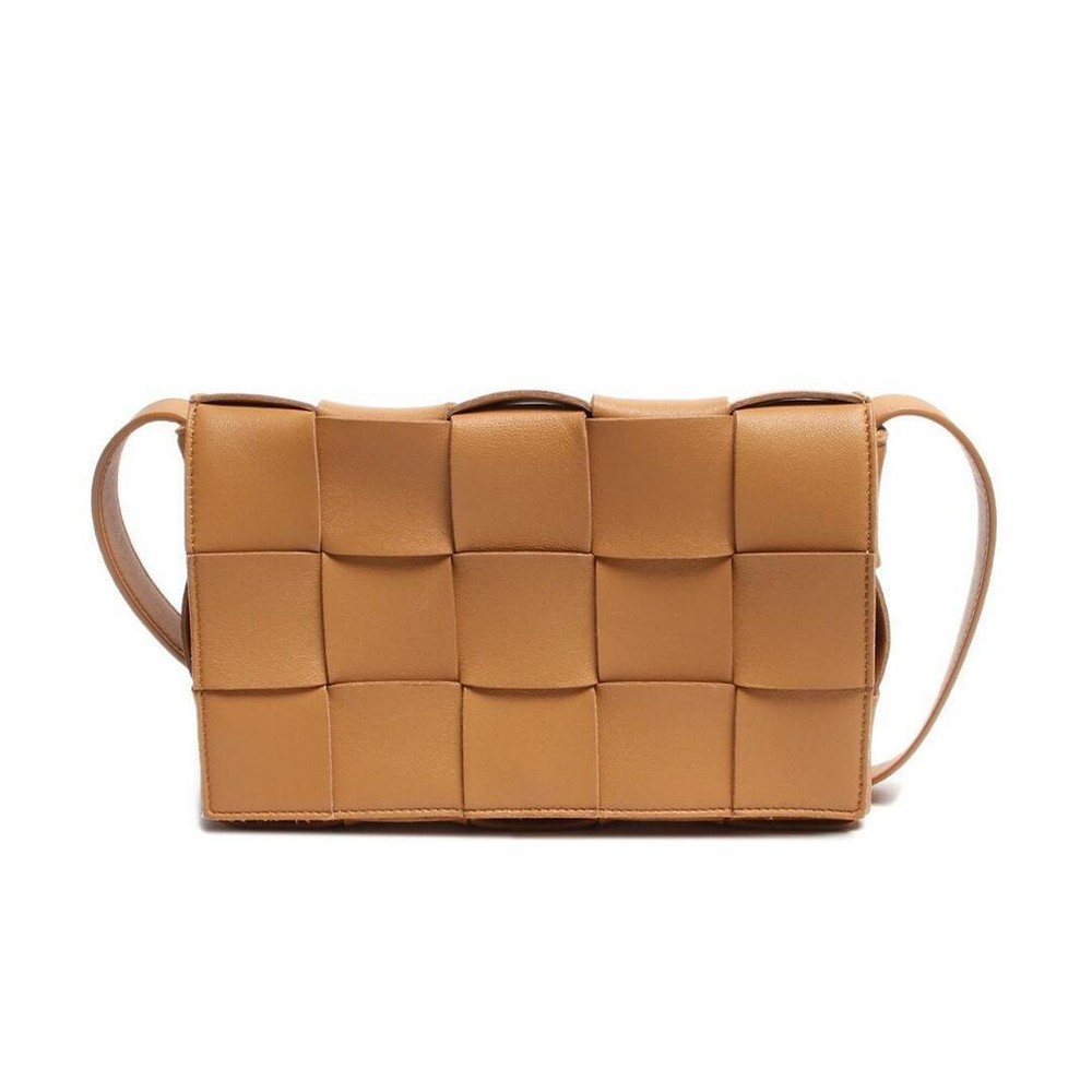Bottega Veneta Cassette Maxi Leather Crossbody Bag with Gold Hardware cc2ac  
