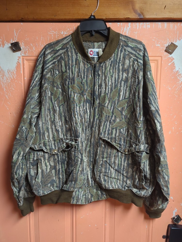 Vintage Sports Afield Liberty Lightweight Bomber Jacket Ripstop Size XXL