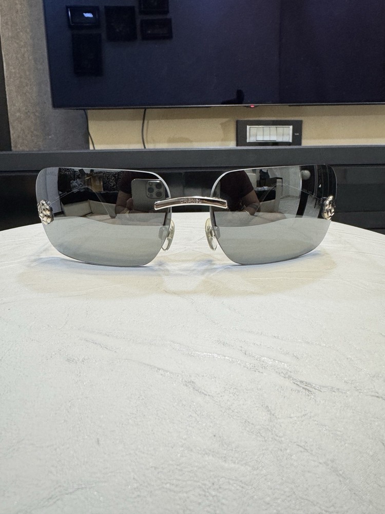 Chanel 4085 124/6G Rimless Flower Sunglasses Authentic Rare