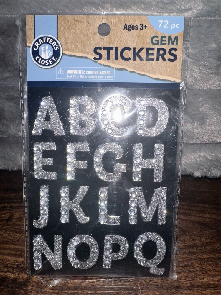 Brand New Crafter’s Closet 72 Piece Gem Stickers
