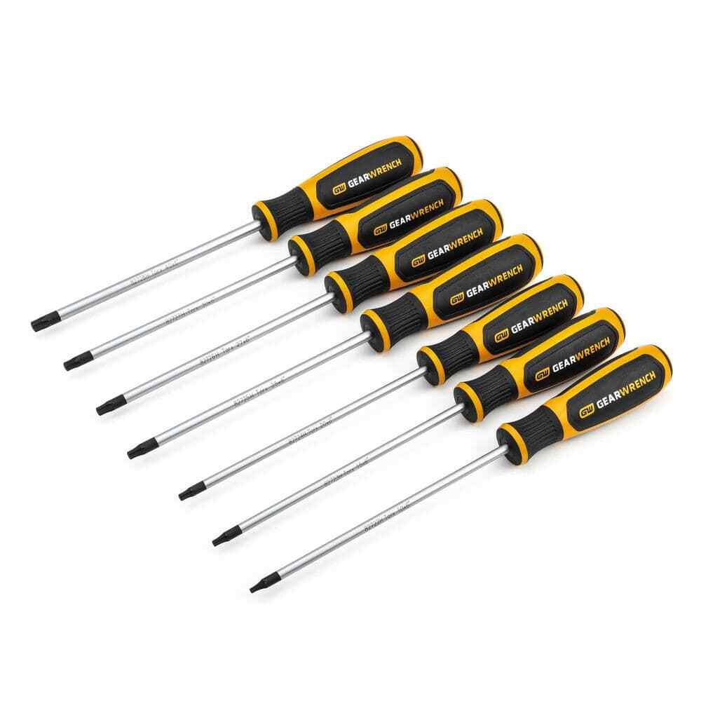 7-Piece Torx Screwdriver Set with Comfort Grip Handles