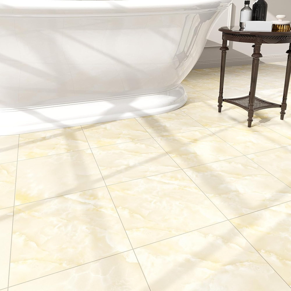 20-Pack Peel and Stick Floor Tiles Vinyl Floor 12 X 12 Inch Self Adhesive Waterp