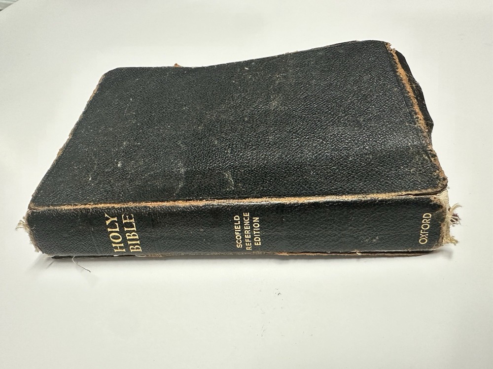 1917 Scofield Reference Bible Antique Oxford Edition Vintage KJV