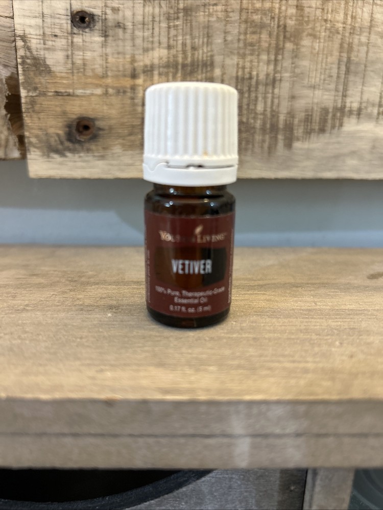 Young Living Vetiver Pure Therapeutic-Grade Essential Oil 5ml New