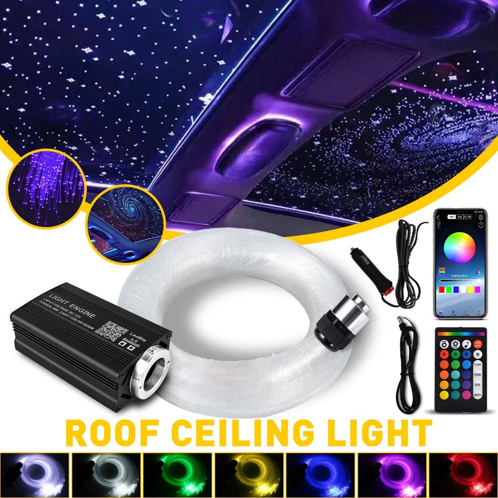 500pcs Home Car Headliner Star Light kit Roof Twinkle Ceiling Lights Fiber Optic