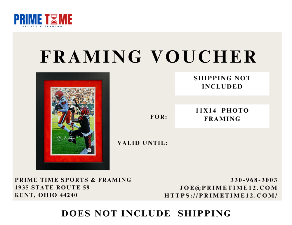 11X14 PHOTO FRAMING SERVICE VOUCHER