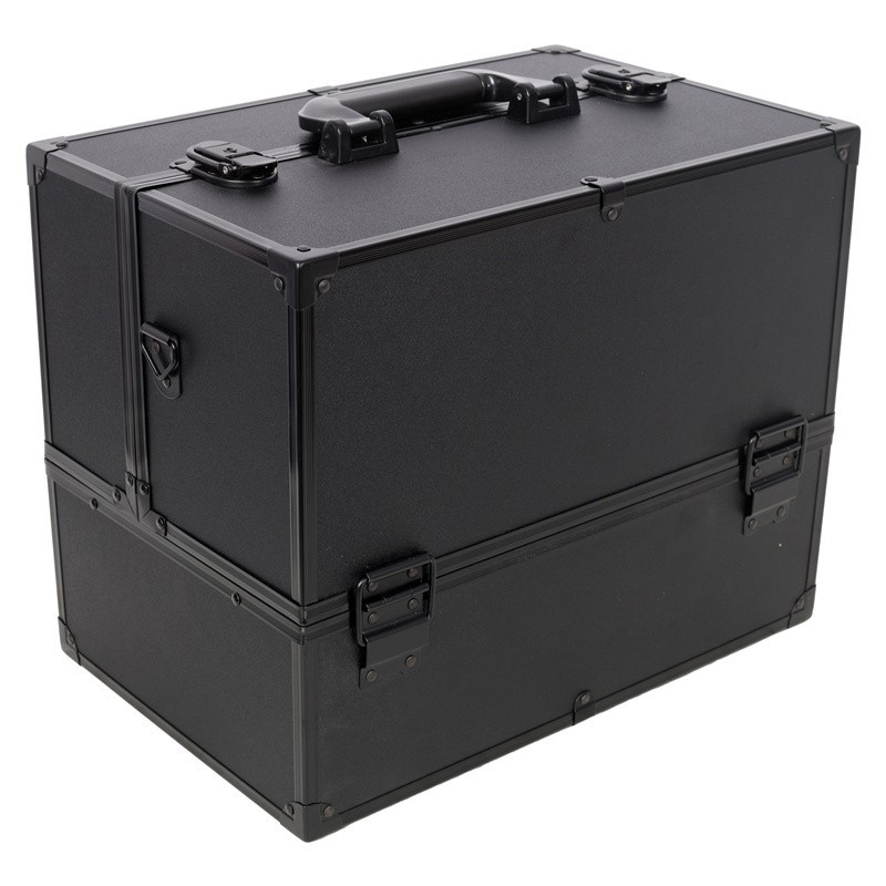 Professional Large Makeup Train Case 14Inch Lockable Beauty Salon Organizer Box
