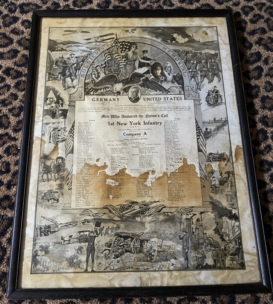 WWI WW1 US Original Poster! 