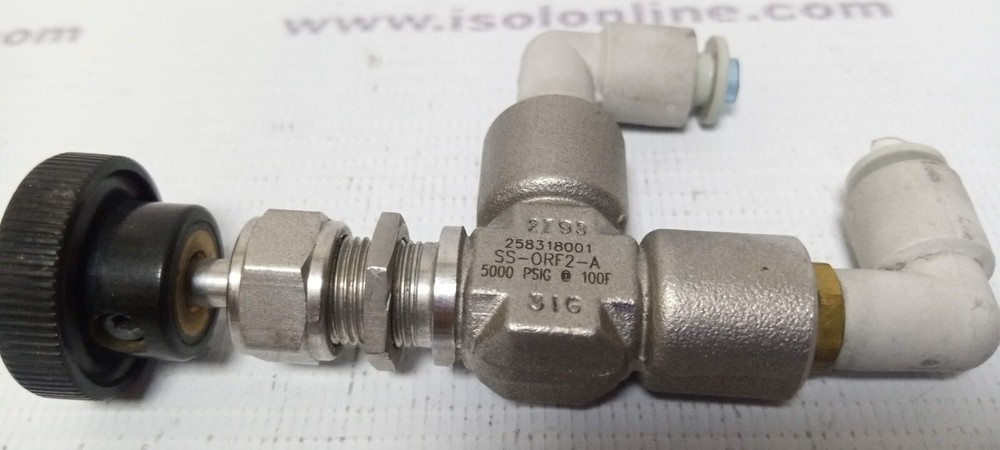 Swagelok SS-ORF2-A Integral Bonnet Angle-Pattern Needle Valve L Assembly
