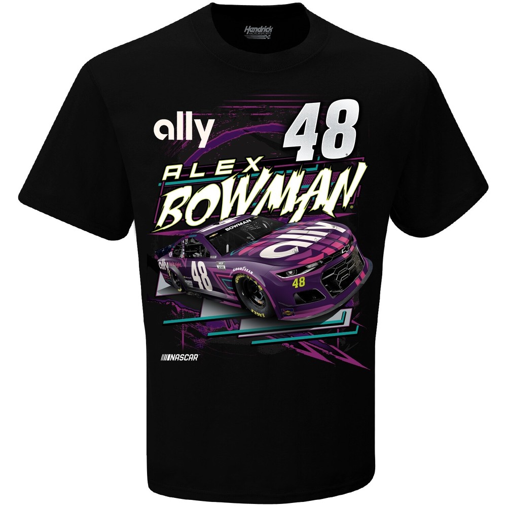 Alex Bowman Ally Checkered Flag Sports Slingshot Nascar Tee Adult Large