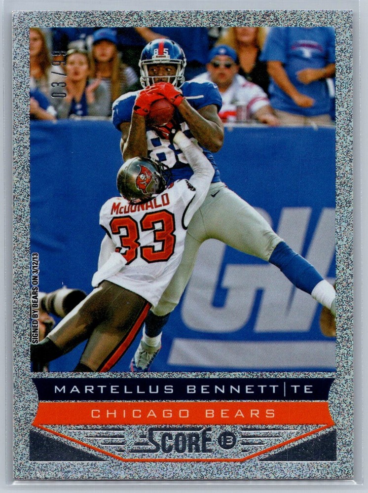 Martellus Bennett 2013 Score #38 Showcase /99