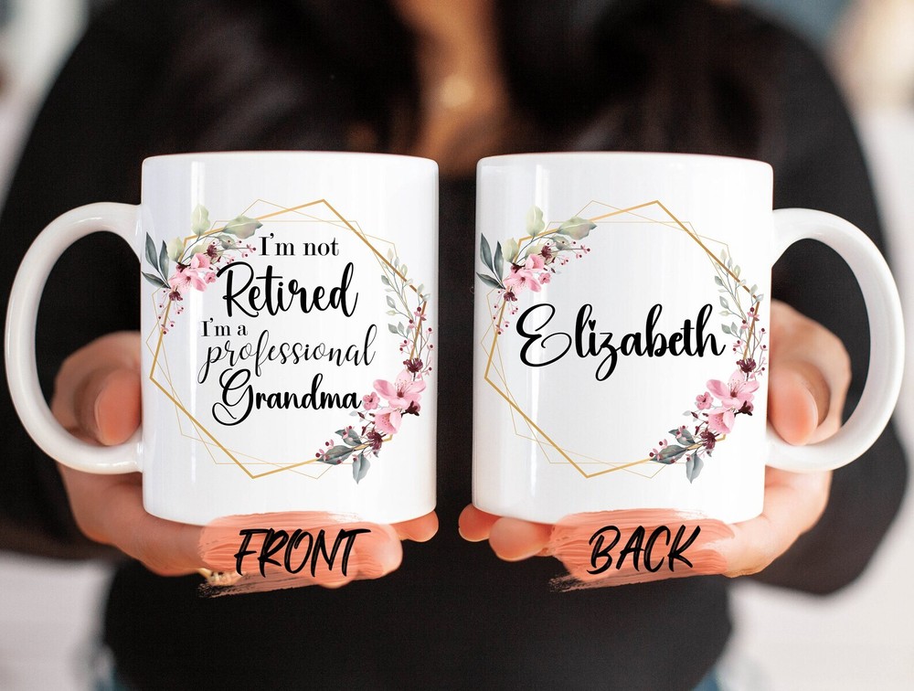 Professional Grandma Mug Grandma Mug Personalized For Nanas’ Birthday Gift