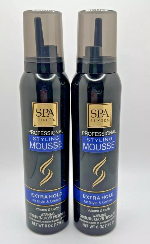 Luxury Styling Mousse Extra Hold Volume Body Control 6oz 2 Pack
