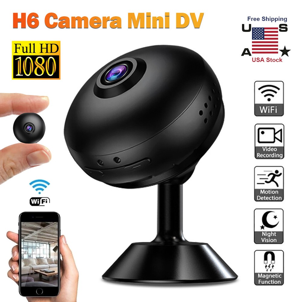 H6 Camera Wireless WiFi IP Home Safety 1080P High Definition Night Vision DVR A+