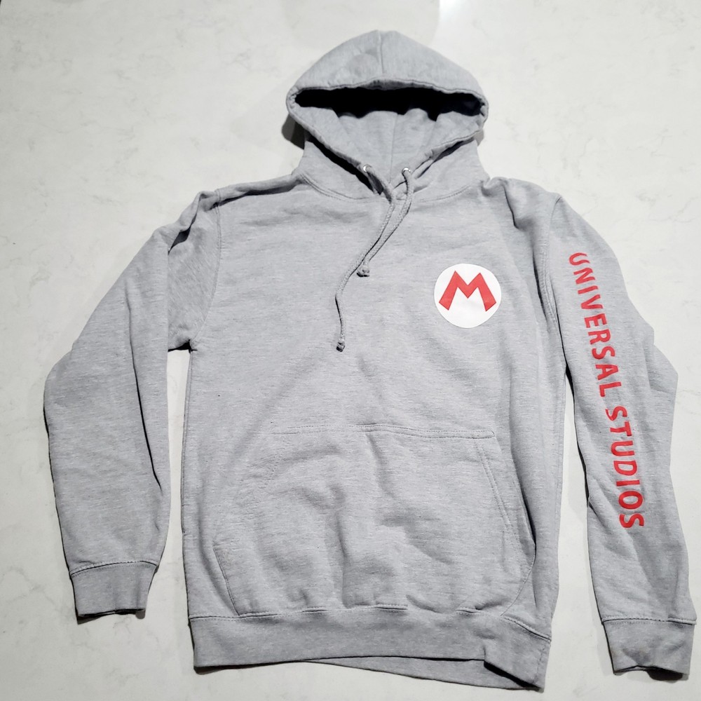 Super Nintendo World Mario Bros Hoodie Adult Small Universal Studios