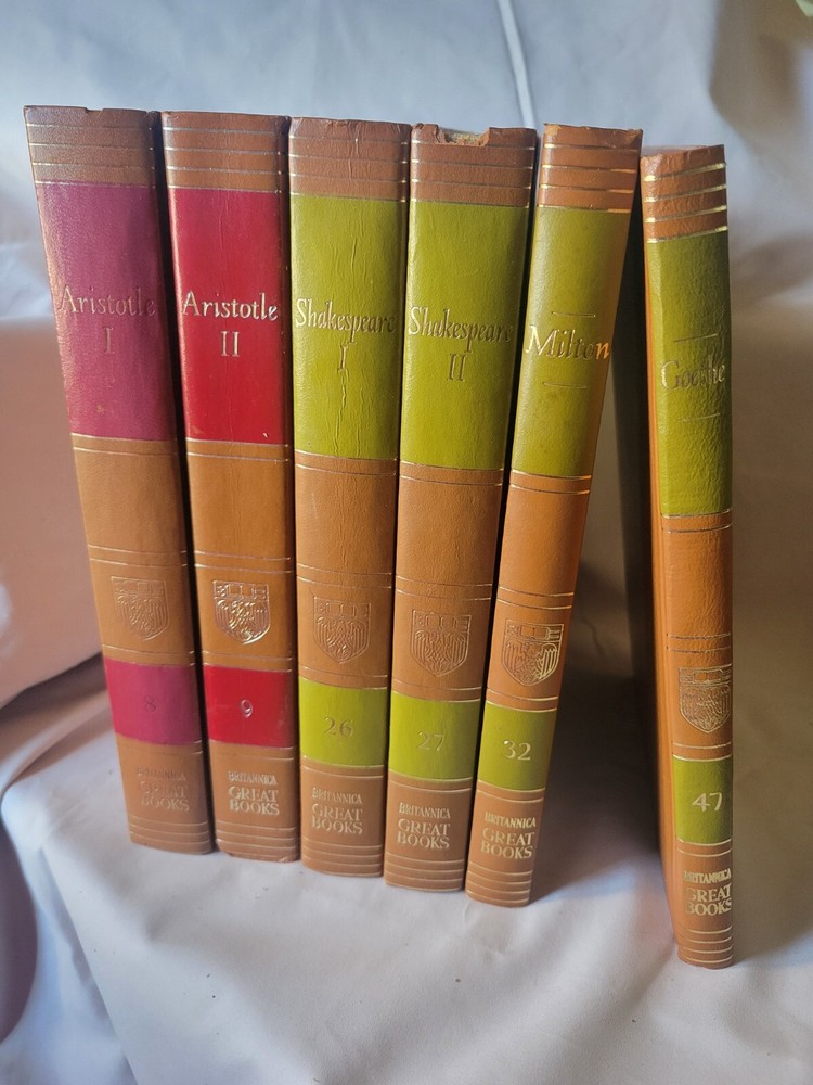 Great Books of the Western World 1952 Volumes 8 9 26 27 32 47 Britannica Collection