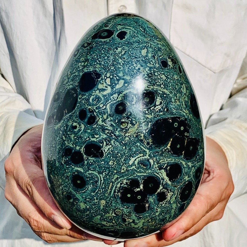 7.11LB Natural Kambaba jasper Crystal Egg mineral specimen Healing